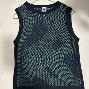 Missoni metallic thread vest